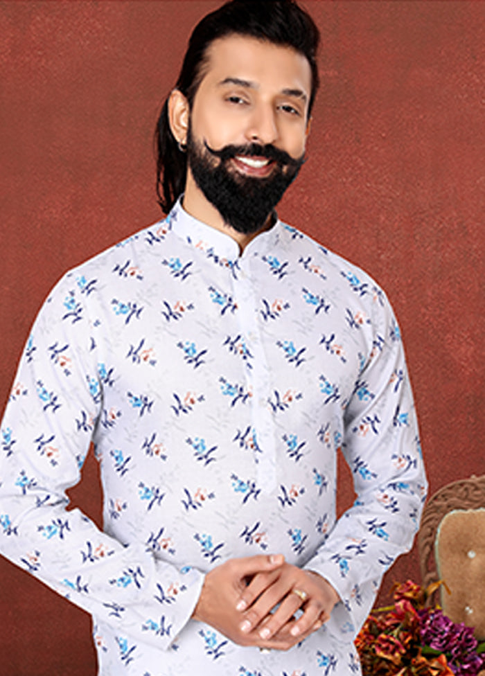 Multicolor Cotton 2 Pc Kurta Pajama Set