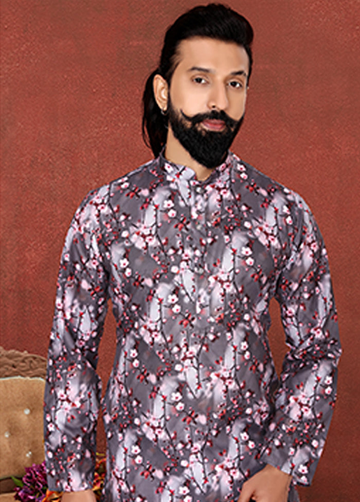 Multicolor Cotton 2 Pc Kurta Pajama Set