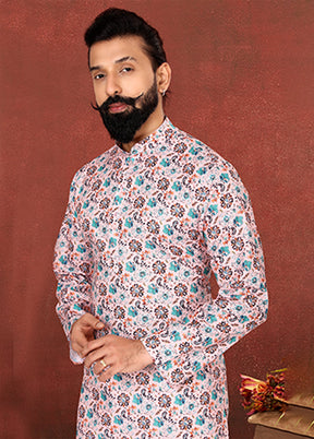 Multicolor Cotton 2 Pc Kurta Pajama Set