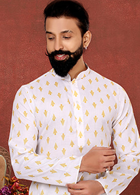 Multicolor Cotton 2 Pc Kurta Pajama Set