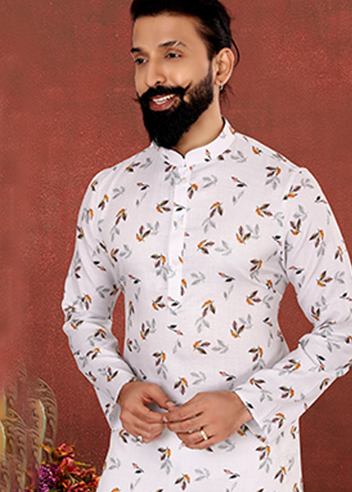 Multicolor Cotton 2 Pc Kurta Pajama Set