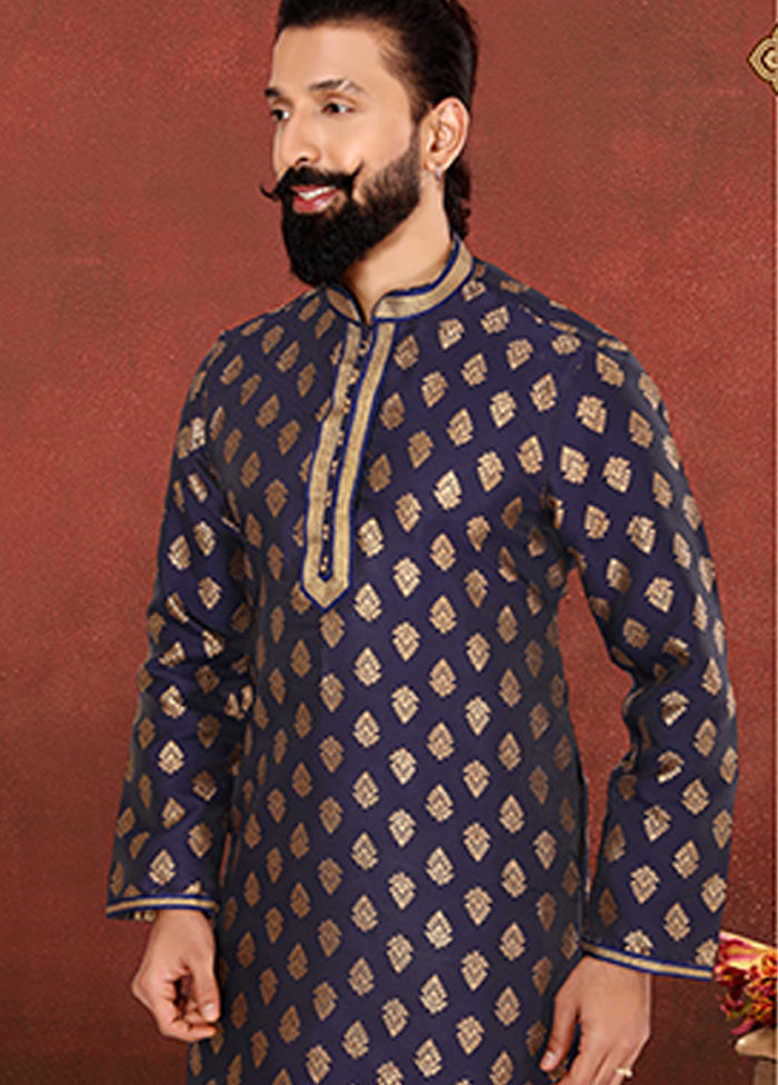 Multicolor Silk 2 Pc Kurta Pajama Set