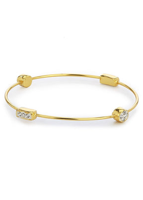 Estele Gold Toned Bracelet - Indian Silk House Agencies