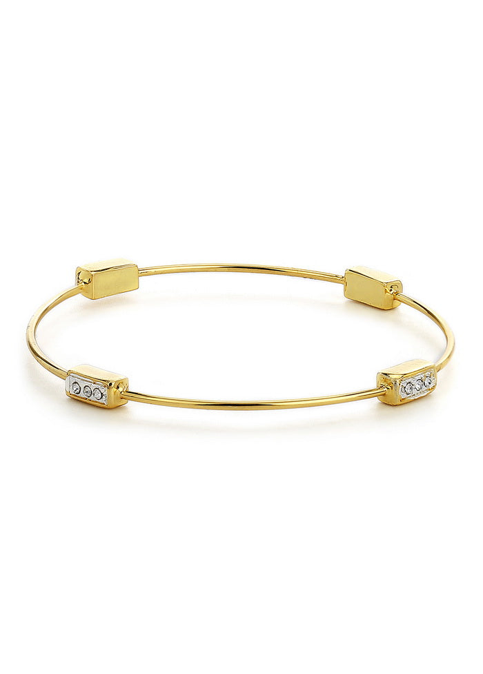 Estele Gold Tone Bracelet - Indian Silk House Agencies