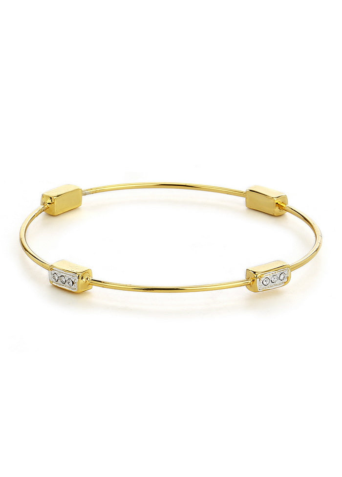 Estele Gold Tone Bracelet - Indian Silk House Agencies