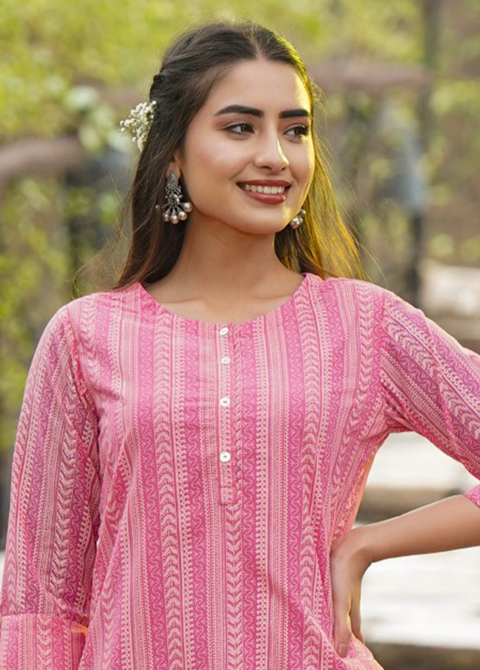 Pink Pure Readymade Georgette Tunic