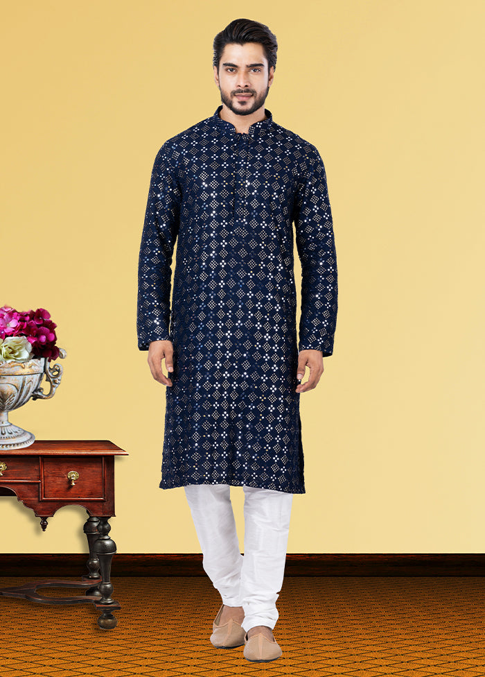 Multicolor Georgette 2 Pc Kurta Pajama Set