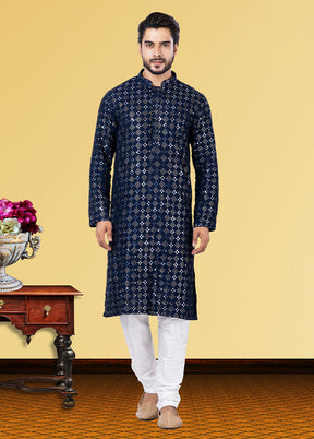Multicolor Georgette 2 Pc Kurta Pajama Set