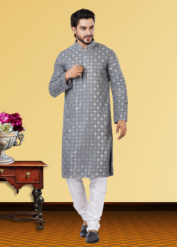 Multicolor Georgette 2 Pc Kurta Pajama Set
