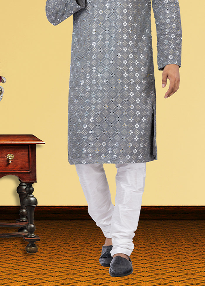Multicolor Georgette 2 Pc Kurta Pajama Set