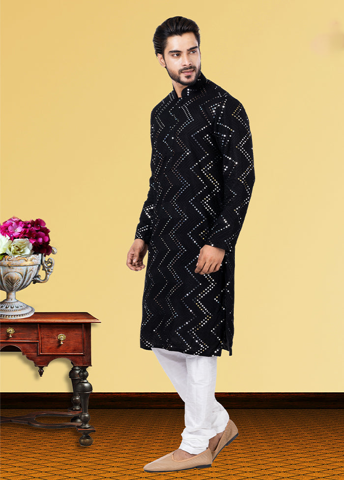 Multicolor Georgette 2 Pc Kurta Pajama Set