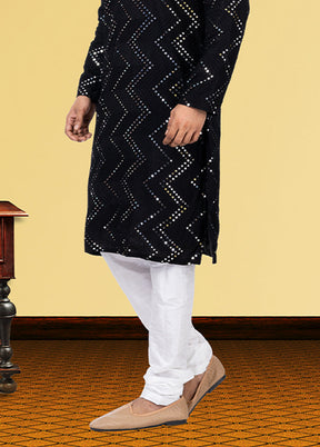Multicolor Georgette 2 Pc Kurta Pajama Set