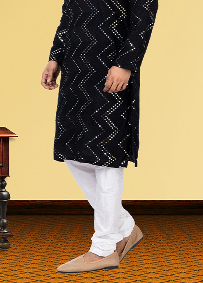 Multicolor Georgette 2 Pc Kurta Pajama Set