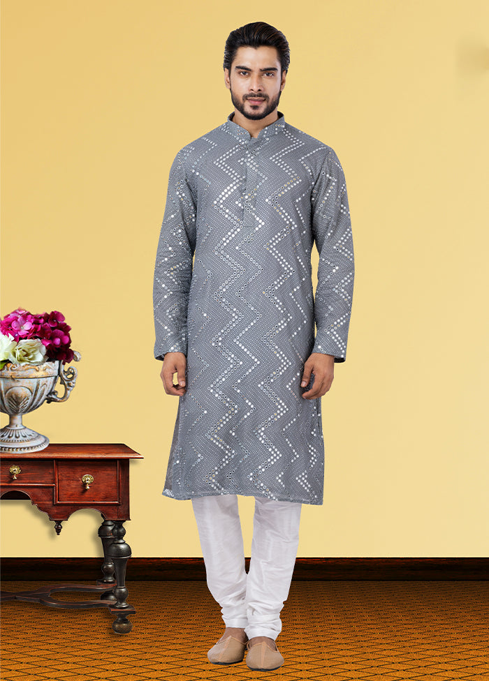 Multicolor Georgette 2 Pc Kurta Pajama Set