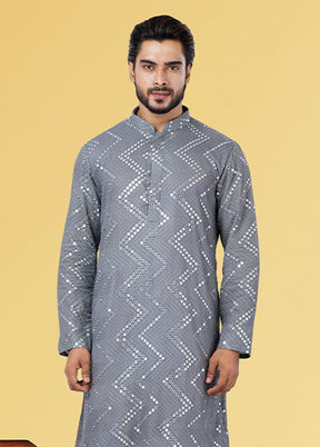 Multicolor Georgette 2 Pc Kurta Pajama Set