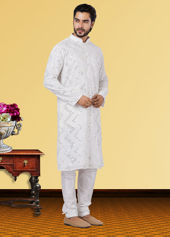 Multicolor Georgette 2 Pc Kurta Pajama Set