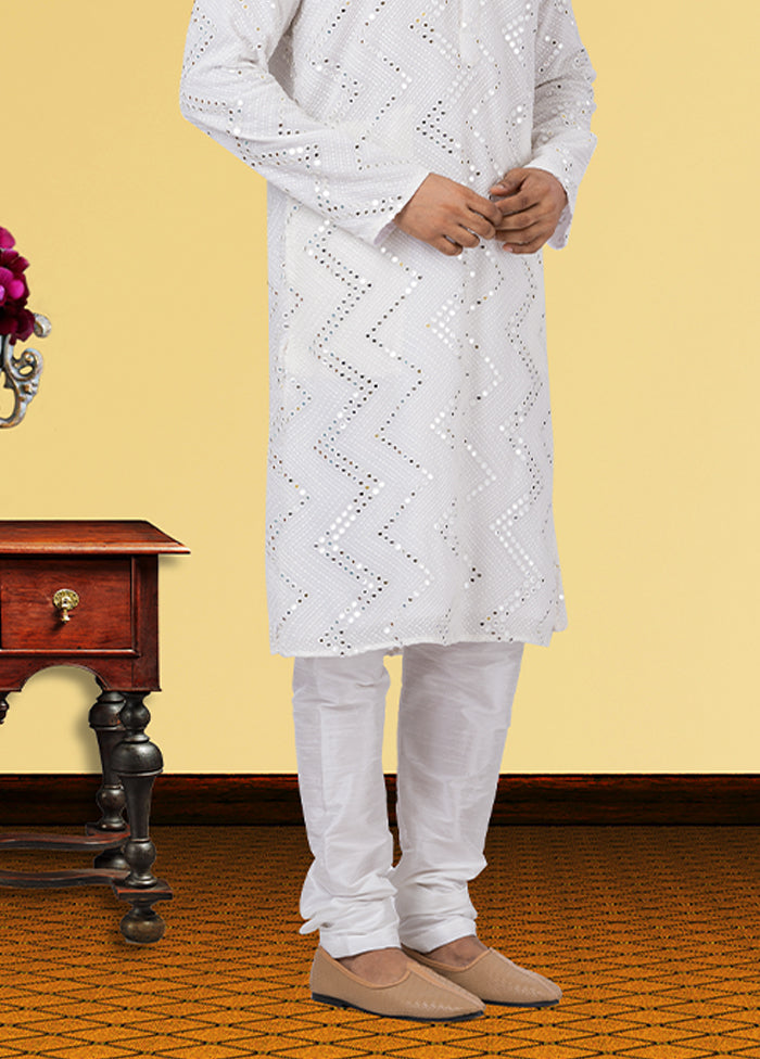 Multicolor Georgette 2 Pc Kurta Pajama Set