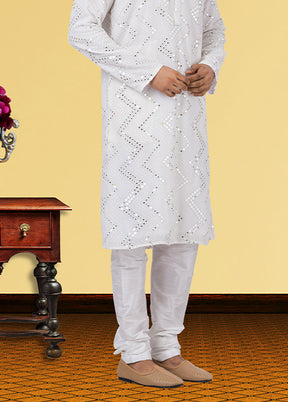 Multicolor Georgette 2 Pc Kurta Pajama Set