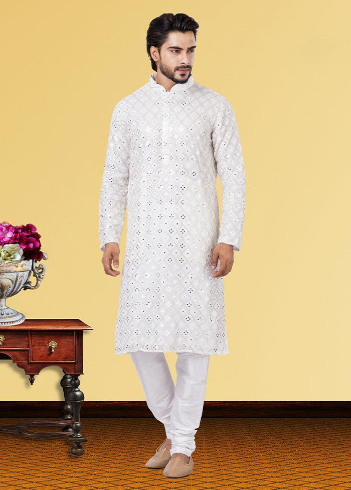 Multicolor Georgette 2 Pc Kurta Pajama Set