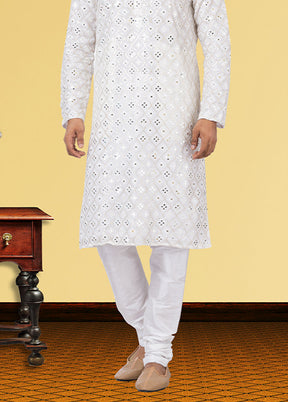 Multicolor Georgette 2 Pc Kurta Pajama Set