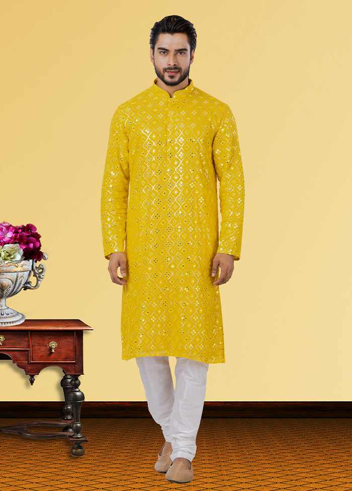 Multicolor Georgette 2 Pc Kurta Pajama Set
