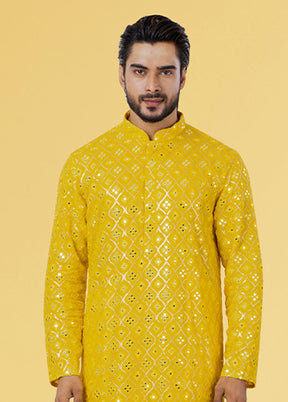 Multicolor Georgette 2 Pc Kurta Pajama Set