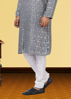 Multicolor Georgette 2 Pc Kurta Pajama Set
