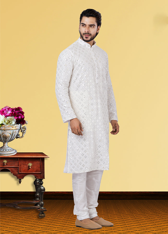 Multicolor Georgette 2 Pc Kurta Pajama Set