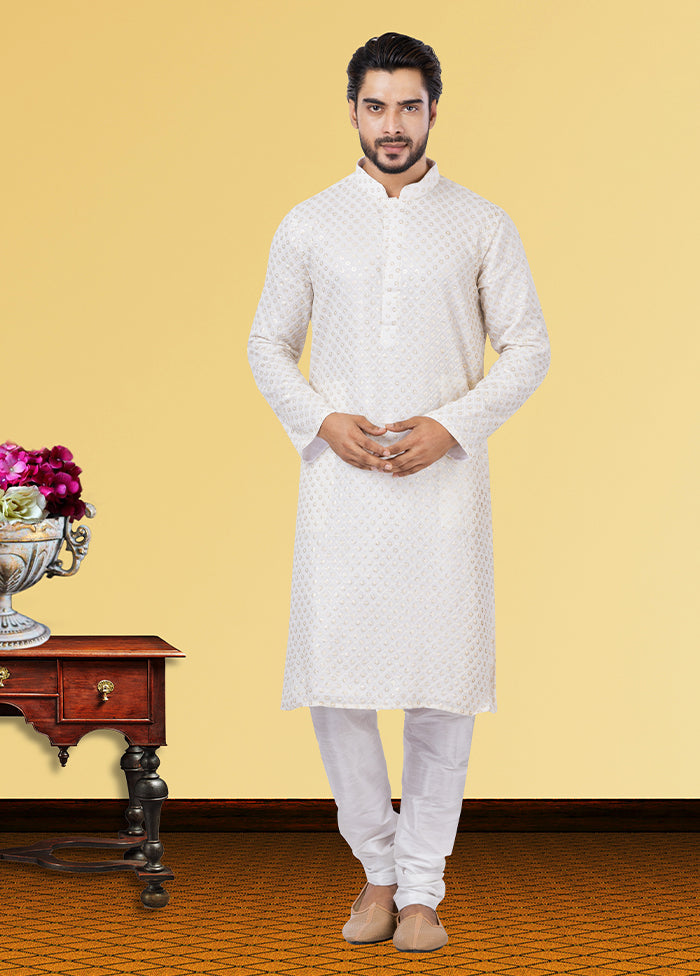 Multicolor Georgette 2 Pc Kurta Pajama Set
