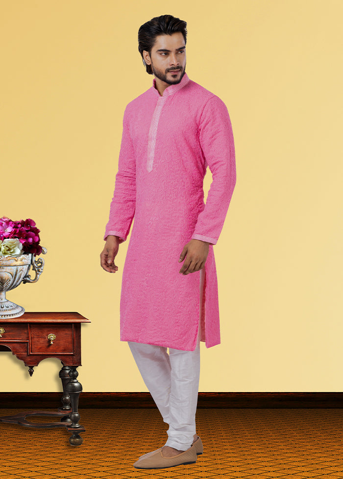 Multicolor Georgette 2 Pc Kurta Pajama Set