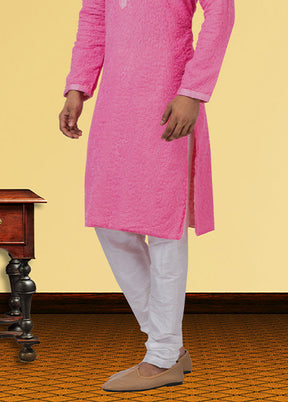 Multicolor Georgette 2 Pc Kurta Pajama Set