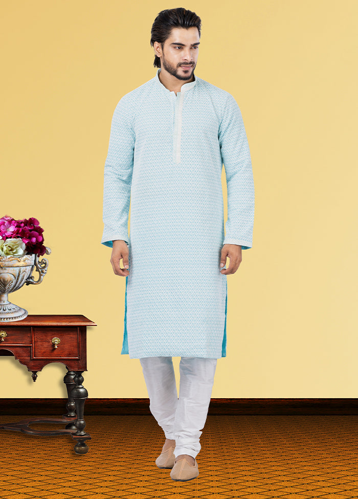 Multicolor Georgette 2 Pc Kurta Pajama Set