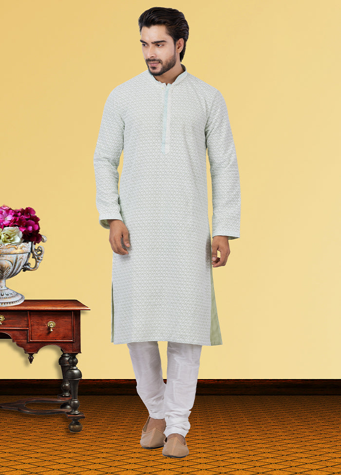 Multicolor Georgette 2 Pc Kurta Pajama Set