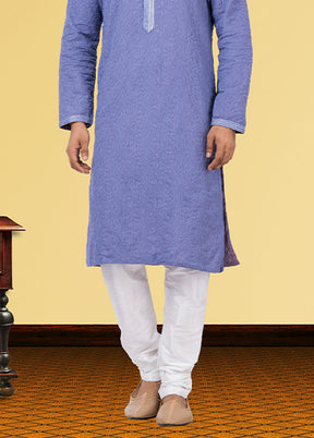 Multicolor Georgette 2 Pc Kurta Pajama Set