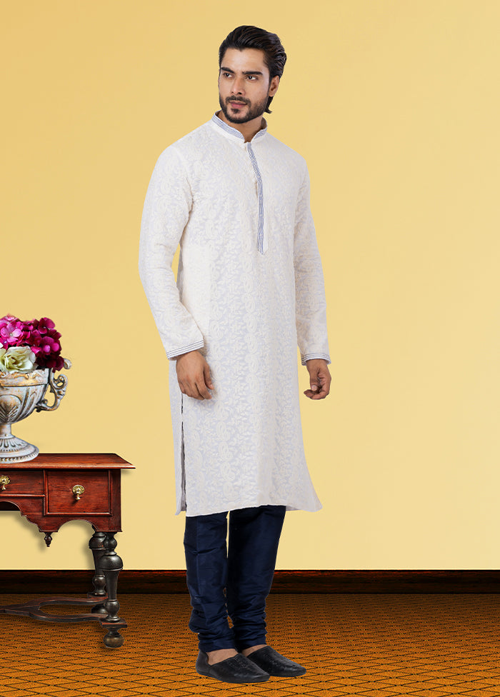 Multicolor Georgette 2 Pc Kurta Pajama Set