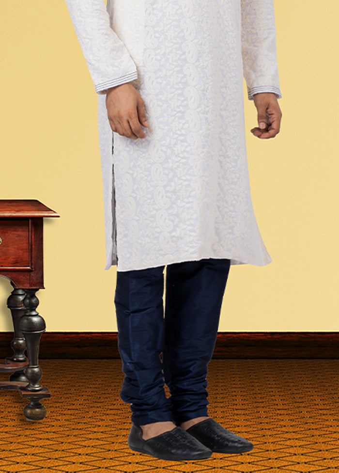 Multicolor Georgette 2 Pc Kurta Pajama Set