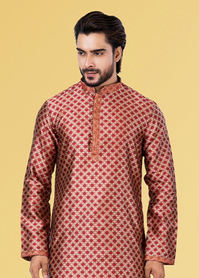 Multicolor Silk 2 Pc Kurta Pajama Set
