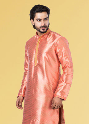 Multicolor Silk 2 Pc Kurta Pajama Set