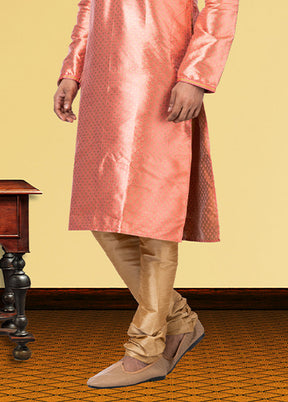 Multicolor Silk 2 Pc Kurta Pajama Set