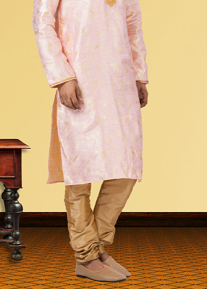 Multicolor Silk 2 Pc Kurta Pajama Set
