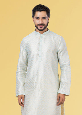 Multicolor Silk 2 Pc Kurta Pajama Set