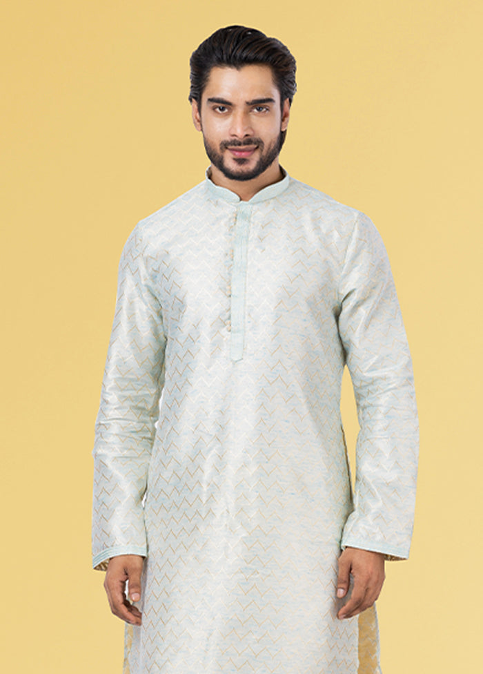Multicolor Silk 2 Pc Kurta Pajama Set