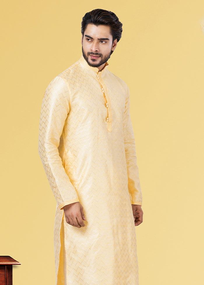 Multicolor Silk 2 Pc Kurta Pajama Set