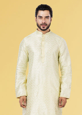 Multicolor Silk 2 Pc Kurta Pajama Set