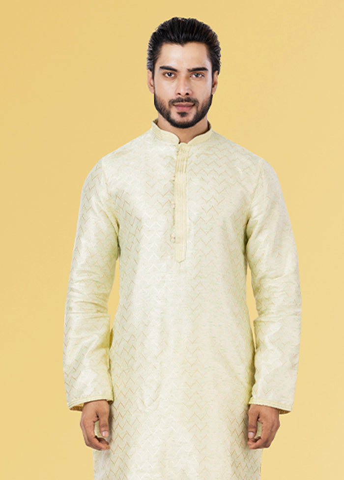 Multicolor Silk 2 Pc Kurta Pajama Set