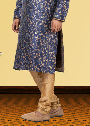 Multicolor Silk 2 Pc Kurta Pajama Set