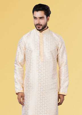 Multicolor Silk 2 Pc Kurta Pajama Set