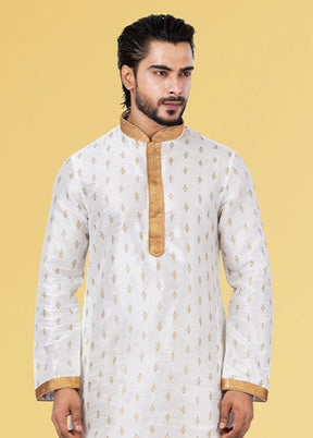 Multicolor Silk 2 Pc Kurta Pajama Set