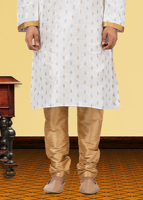 Multicolor Silk 2 Pc Kurta Pajama Set