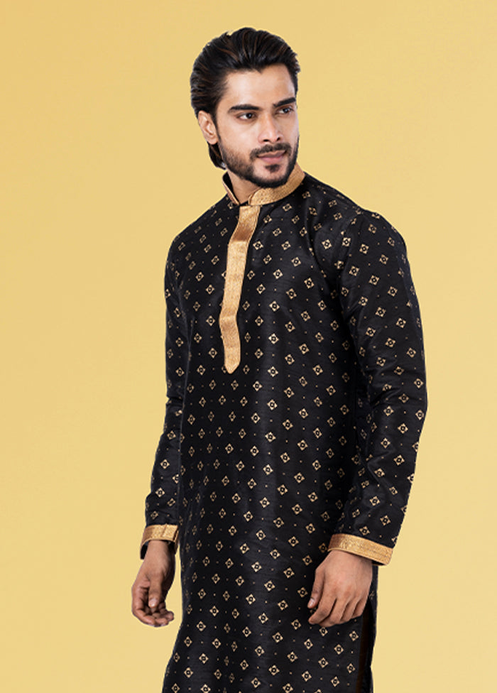 Multicolor Silk 2 Pc Kurta Pajama Set